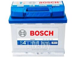 Аккумулятор BOSCH S4 SILVER 12V 60AH 540A ETN 1(L+) B13 242x175x190mm 14.34kg BOSCH 0092S40060