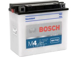 Аккумулятор для мототехники BOSCH MOBA FP M4F 12V 18AH 200A R+ (YB18L-A) Y7 181x92x164mm 6.35kg BOSCH 0092M4F420