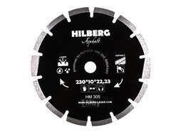 Диск алмазный по асфальту Hilberg Laser 230*10*22,23 mm