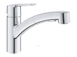 Смеситель для мойки Grohe Start однорычажный, с выдвижной лейкой (30531001)