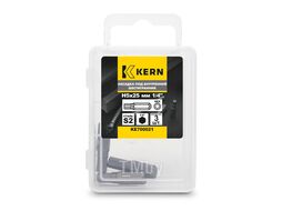 Насадка под внутренний шестигранник H5х25мм 1/4" S2 в боксе KERN (3шт)