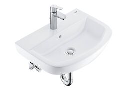 Набор Grohe Bau Ceramic раковина 55, смеситель Start Edge и сифон (39471000)