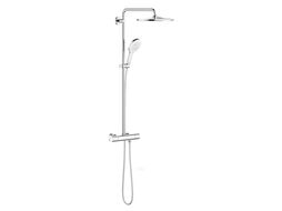 Душевая система с термостатом Grohe Rainshower SmartActive 310 белая луна (26648LS0)