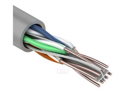 Кабель витая пара PROconnect UTP 4PR 23AWG, CCA, CAT6, PVC, бухта 305 м, серый