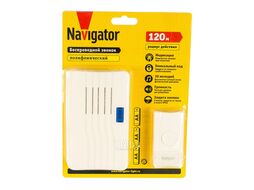 Звонок электрический Navigator 61 274 NDB-D-DC04-1V1-WH 61274