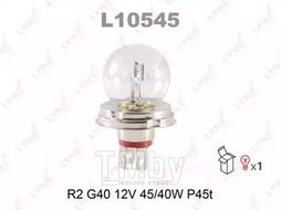 Лампа галогенная R2 12V 45/40W P45T LYNXauto L10545