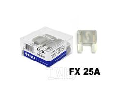 Предохранители плоские MAXi 25A FX serie 32V DC (10 шт) TESLA FX00.025.010