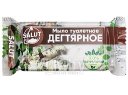 Мыло туалетное ДЕГТЯРНОЕ 100 г, в цв. обертке (SALUT)