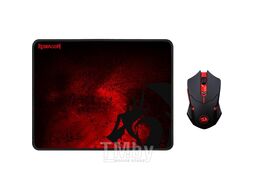 Игровой набор беспроводная мышь+ковер REDRAGON M601WL-BA