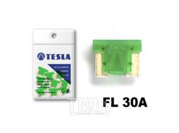 Предохранители плоские Low Profile MINI 30A FL serie 58V DC (10 шт) TESLA FL00.030.010