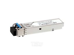 Трансивер SFP-LX, 1 порт 1000BASE-LX, LC-разъем, скорость 1Gbps (Gigabit Ethernet) на расстояние до 20 км, для SМ кабеля