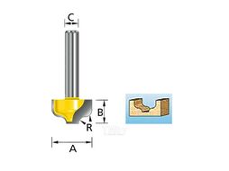 Фреза Пазовая R6 23х6х32 / хв 8 мм MAKITA D-10992