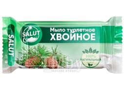 Мыло туалетное ХВОЙНОЕ 100 г, в цв. обертке (SALUT)