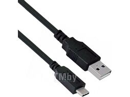 Кабель ExeGate EX272346RUS,USB 2.0 Type-A/USB 2.0 Type-C, черный, длина 1 м