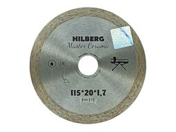 Алмазный диск 115 Hilberg Master Ceramic 115*8,3*20 Толщина реж. кромки 1.7 mm