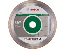 Алмазный круг 200х25.4 мм по керамике сплошн. BEST FOR CERAMIC BOSCH (сухая мокрая резка)