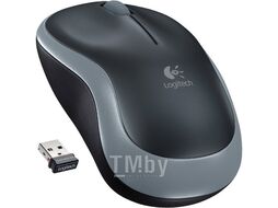 Мышь LOGITECH M185 Wireless Mouse - SWIFT GREY - EWR2