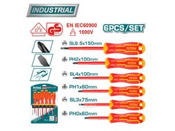 Набор отверток диэлектрических TOTAL THTIS566 (6 шт)