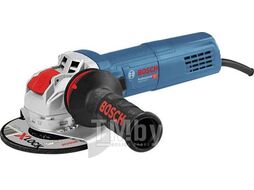 УШМ (болгарка) одноручная BOSCH GWX 9-125 S в кор. (900 Вт, диск 125х22 мм, система X-LOCK)