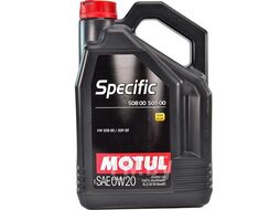 Масло моторное ACEA A1 B1 VW 508 00 509 00 PORSCHE C20 MOTUL 0W20 (5L) SPECIFIC 508 00 509 00