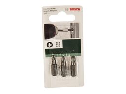 Насадка-бита Promoline PZ1/2/3 HX 25мм (3шт) 2.609.255.967 BOSCH