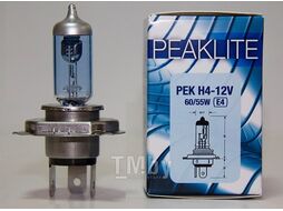 Лампа галогеновая H4 Super White PEAKLITE 4121W