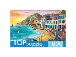 Пазлы 1000 элементов Курортный город на закате TOPpuzzle ХТП1000-2169