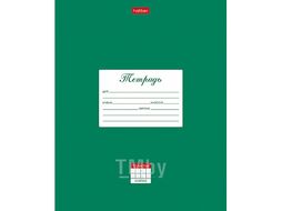 Тетрадь 12л клетка цв. обл "Классика. Зелёная" скругл. углы ХАТБЕР 12Т5В1_03139