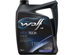 Моторное масло (PN 8300011) VitalTech 5W-30 5 л Wolf 14115/5