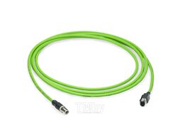 Кабель сетевой с коннектарами M12/RJ45 3м, MILLER