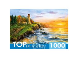 Пазлы 1000 элементов Маяк на морском берегу TOPpuzzle ШТТП1000-9858