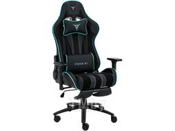 Кресло компьютерное игровое ZONE 51 GRAVITY Black-Cyan