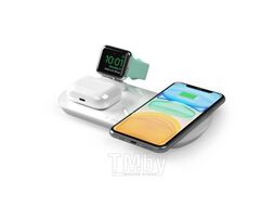 Зарядная станция 3 в 1 Deppa для iPhone, Apple Watch, Airpods (24010) белый