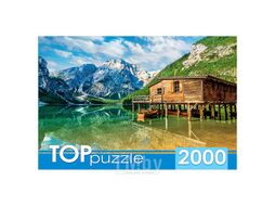 Пазлы 2000 элементов Италия.Летнее озеро Брайес TOPpuzzle ГИТП2000-4848