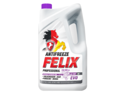 Антифриз фиолетовый 5kg (4,4л) (ГОТОВЫЙ) FELIX EVO до -40С psi-OAT ASTM D 3306