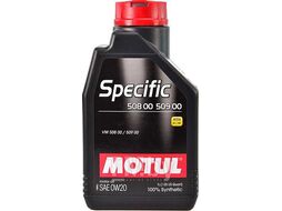 Масло моторное ACEA A1 B1 VW 508 00 509 00 PORSCHE C20 MOTUL 0W20 (1L) SPECIFIC 508 00 509 00