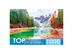 Пазлы 1000 элементов Италия .Озеро Брайес TOPpuzzle ГИТП1000-2149