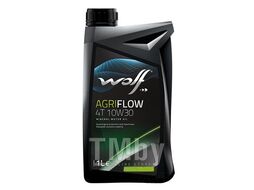 Масло моторное (PN 8309106) AgriFlow 4T 10W-30 1 л Wolf 13125/1