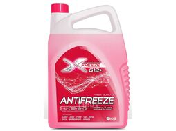 Антифриз красный 5kg (4,4л) X-Freeze G12+ (ГОТОВЫЙ) Red до -40С