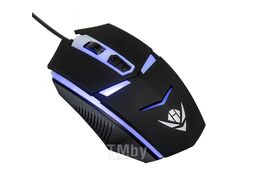 Мышь MOG-02U Nakatomi Gaming mouse - игровая, 4 кнопки ролик, 7-ми цветная подсветка, USB, черная