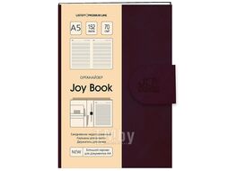 Ежедневник-органайзер недатированный А5 152л JoyBook.Коричневый обл. съёмная иск.кожа КанцЭксмо ЕОКМ52315202