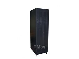 Шкаф TWT 19" серии Business, 42U 800x1000, черный, вентилируемая входная дверь, двухсекционная вентилируемая задняя дверь