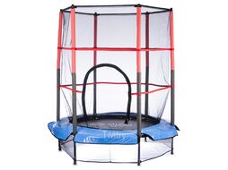 Батут Atlas Sport 140 см (4.5ft) на эластичных ремнях Blue