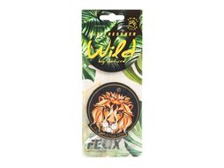 Ароматизатор подвесной бумажный FELIX WILD BY NATURE Африканский лев-мужской парфюм Paco Rabanne