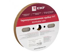 Термоусаживаемая трубка ТУТ 16/8 прозрачная рулон EKF PROxima tut-16-tr