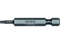 Бита TORX sec. T8 1/4"х50мм (50шт) S2 HRC58-62 Yato YT-7861