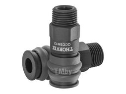 Муфта БРС европейского типа с наружней резьбовой частью BSPT 1/2" Thorvik QCCSM12