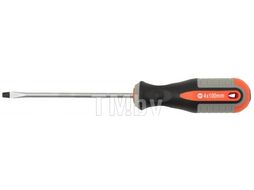 Отвертка стержневая шлицевая ROUND GRIP, SL4x100 мм Ombra 750410