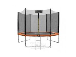 Батут пружинный ATLAS SPORT 8ft pro orange (с защитной сеткой и лестницей)