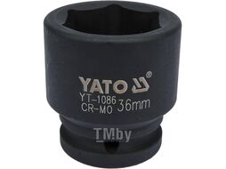 Головка торцевая ударная 3/4" 6гр. 36мм L56мм CrMo Yato YT-1086